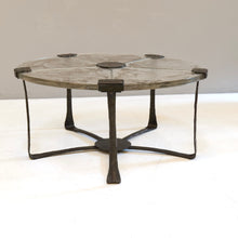 Lade das Bild in den Galerie-Viewer, monumental round coffee table by Lothar Klute - 1980s (price on request)