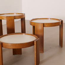 Lade das Bild in den Galerie-Viewer, nesting tables 780 by Gianranco Frattini for Cassina - 1980s