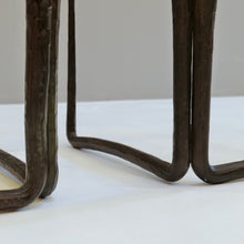 Lade das Bild in den Galerie-Viewer, brutalist console side tables by Lothar Klute 1980s
