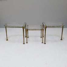 Lade das Bild in den Galerie-Viewer, vintage brutalist bronze tables Lothar Klute (price on request)
