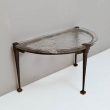 Lade das Bild in den Galerie-Viewer, brutalist bronze console table by Lothar Klute
