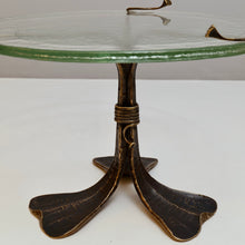 Lade das Bild in den Galerie-Viewer, round organic brutalist bronze table Lothar Klute attr.
