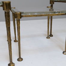 Lade das Bild in den Galerie-Viewer, vintage brutalist bronze tables Lothar Klute (price on request)

