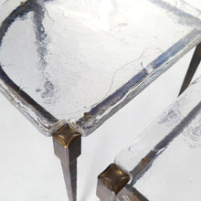 Lade das Bild in den Galerie-Viewer, vintage brutalist bronze tables by Lothar Klute
