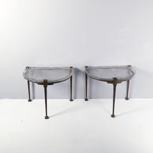 Lade das Bild in den Galerie-Viewer, vintage brutalist bronze tables by Lothar Klute
