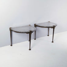 Lade das Bild in den Galerie-Viewer, vintage brutalist bronze tables by Lothar Klute

