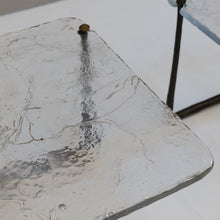 Lade das Bild in den Galerie-Viewer, brutalist console side tables by Lothar Klute 1980s
