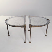 Lade das Bild in den Galerie-Viewer, vintage brutalist bronze tables by Lothar Klute
