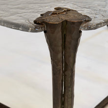 Lade das Bild in den Galerie-Viewer, brutalist console side tables by Lothar Klute 1980s
