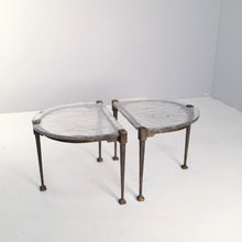 Lade das Bild in den Galerie-Viewer, vintage brutalist bronze tables by Lothar Klute
