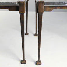 Lade das Bild in den Galerie-Viewer, vintage brutalist bronze tables by Lothar Klute
