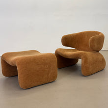 Lade das Bild in den Galerie-Viewer, Djinn lounge chair &amp; ottoman by Olivier Mourgue for Airborne - 1960s

