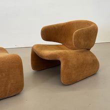 Lade das Bild in den Galerie-Viewer, Djinn lounge chair &amp; ottoman by Olivier Mourgue for Airborne - 1960s
