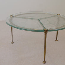 Lade das Bild in den Galerie-Viewer, forged bronze round Lothar Klute table (price on request)

