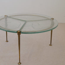 Lade das Bild in den Galerie-Viewer, forged bronze round Lothar Klute table (price on request)
