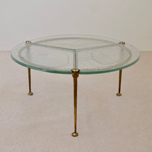 Lade das Bild in den Galerie-Viewer, forged bronze round Lothar Klute table (price on request)

