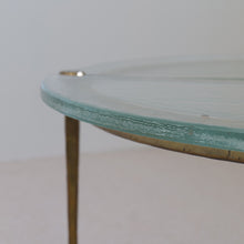 Lade das Bild in den Galerie-Viewer, forged bronze round Lothar Klute table (price on request)
