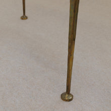 Lade das Bild in den Galerie-Viewer, forged bronze round Lothar Klute table (price on request)
