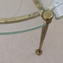 Lade das Bild in den Galerie-Viewer, forged bronze round Lothar Klute table (price on request)
