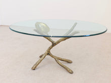 Lade das Bild in den Galerie-Viewer, bronze table Jacques Duval design
