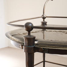 Lade das Bild in den Galerie-Viewer, forged iron bar cart Lothar Klute (price on request)
