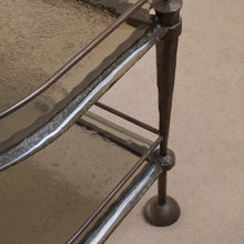 Lade das Bild in den Galerie-Viewer, forged iron bar cart Lothar Klute (price on request)
