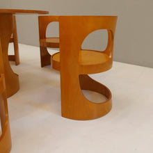 Lade das Bild in den Galerie-Viewer, Arne Jacobsen Asko Pre Pop Set dining set 1969 - maple wood
