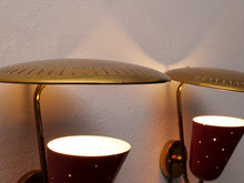 Lade das Bild in den Galerie-Viewer, B.A.G Turgi wall sconces - 1950
