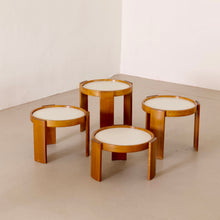 Lade das Bild in den Galerie-Viewer, nesting tables 780 by Gianranco Frattini for Cassina - 1980s
