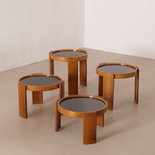 Lade das Bild in den Galerie-Viewer, nesting tables 780 by Gianranco Frattini for Cassina - 1980s
