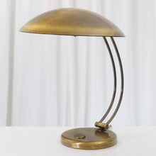 Lade das Bild in den Galerie-Viewer, Mid Century Brass  Desk Lamp by Hillebrand
