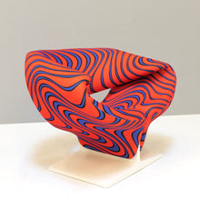 Lade das Bild in den Galerie-Viewer, Ribbon Chair F582 by Pierre Paulin &amp; Jack Lenor Larsen fabrics for Artifort (price on request)
